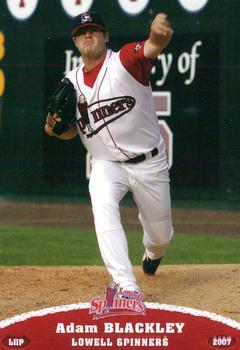 2007 Grandstand Lowell Spinners #NNO Adam Blackley Front