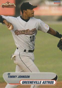 2007 Choice Greeneville Astros #14 Timmy Johnson Front