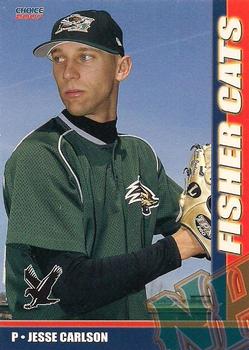 2007 Choice New Hampshire Fisher Cats #03 Jesse Carlson Front