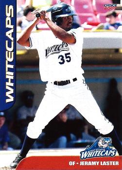 2007 Choice West Michigan Whitecaps #16 Jeramy Laster Front