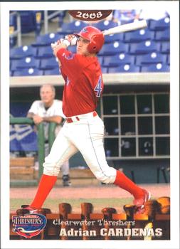 2008 Grandstand Clearwater Threshers #NNO Adrian Cardenas Front
