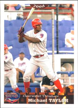2008 Grandstand Clearwater Threshers #NNO Michael Taylor Front