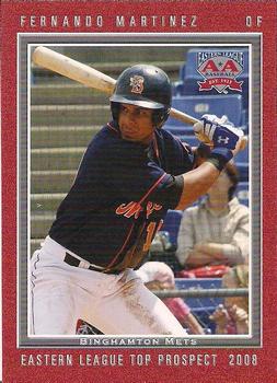 2008 Grandstand Eastern League Top Prospects #NNO Fernando Martinez Front