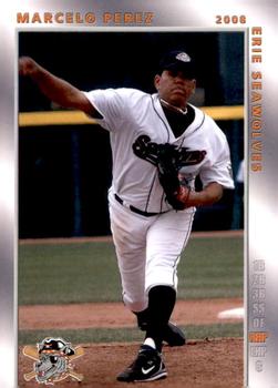 2008 Grandstand Erie SeaWolves #NNO Marcelo Perez Front