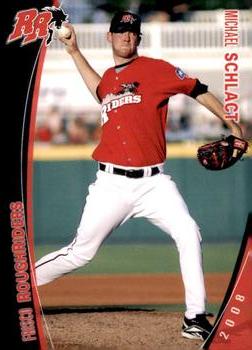 2008 Grandstand Frisco RoughRiders #NNO Michael Schlact Front