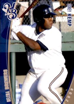 2008 Grandstand Helena Brewers #NNO Corey Kemp Front