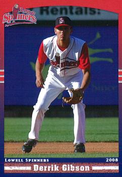 2008 Grandstand Lowell Spinners Update #NNO Derrik Gibson Front