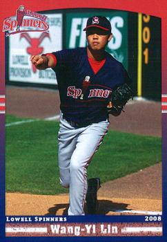 2008 Grandstand Lowell Spinners Update #NNO Wang-Yi Lin Front