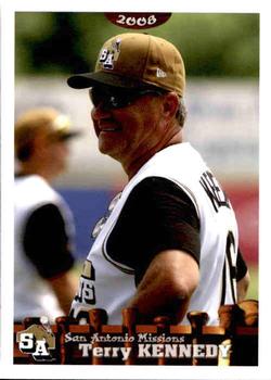 2008 Grandstand San Antonio Missions #4 Terry Kennedy Front