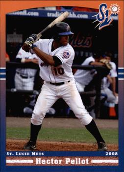 2008 Grandstand St. Lucie Mets #NNO Hector Pellot Front