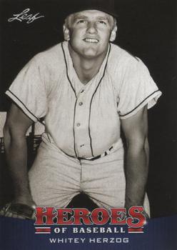 2015 Leaf Heroes of Baseball #59 Whitey Herzog Front