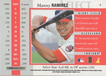 1997 Select - Select Company #4 Manny Ramirez Back