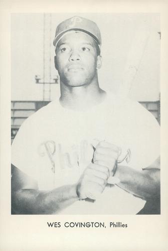 1962 Sports Service Philadelphia Phillies #NNO Wes Covington Front