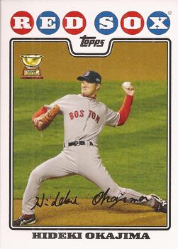 2008 Topps Boston Red Sox #BOS13 Hideki Okajima Front