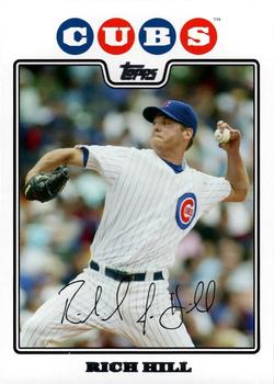 2008 Topps Chicago Cubs #CHC5 Rich Hill Front