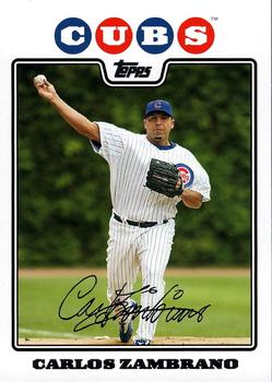 2008 Topps Chicago Cubs #CHC14 Carlos Zambrano Front