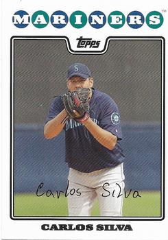 2008 Topps Seattle Mariners #SEA6 Carlos Silva Front