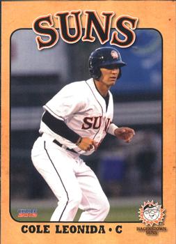 2012 Choice Hagerstown Suns #12 Cole Leonida Front