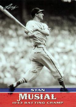 2015 Leaf Heroes of Baseball - Stan Musial Milestones #MM-07 Stan Musial Front