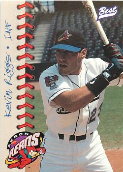 1997 Best Akron Aeros #22 Kevin Riggs Front