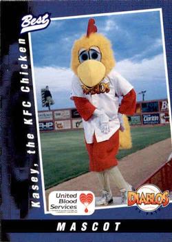 1997 Best El Paso Diablos #29 Kasey the KFC Chicken Front