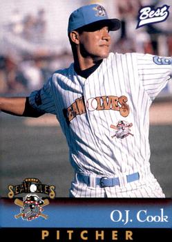 1997 Best Erie SeaWolves #8 O.J. Cook Front