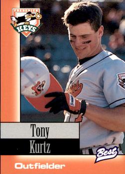 1997 Best Frederick Keys #11 Tony Kurtz Front