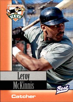 1997 Best Frederick Keys #17 Leroy McKinnis Front