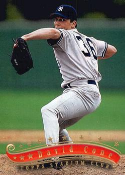 1997 Stadium Club - Members Only #231 David Cone Front
