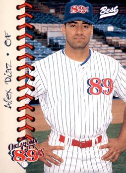 1997 Best Oklahoma City 89ers #12 Alex Diaz Front