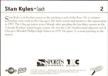 1997 Best Orlando Rays #2 Stan Kyles Back