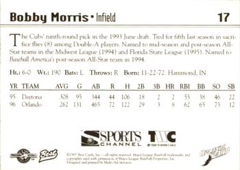 1997 Best Orlando Rays #17 Bobby Morris Back