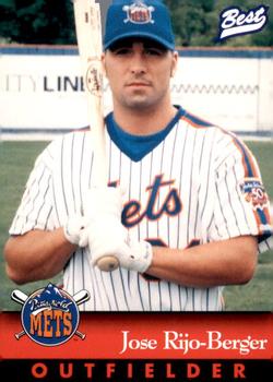 1997 Best Pittsfield Mets #26 Jose Rijo-Berger Front