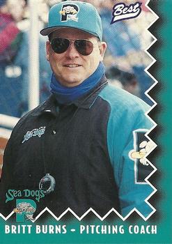 1997 Best Portland Sea Dogs #2 Britt Burns Front