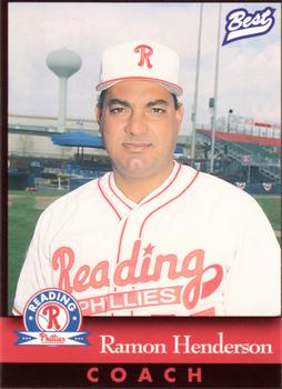 1997 Best Reading Phillies #3 Ramon Henderson Front