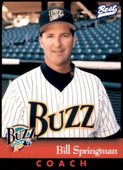 1997 Best Salt Lake Buzz #5 Bill Springman Front