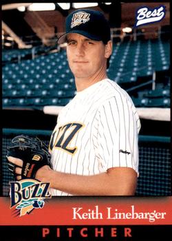 1997 Best Salt Lake Buzz #14 Keith Linebarger Front