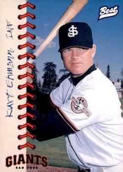 1997 Best San Jose Giants #10 Kurt Ehmann Front