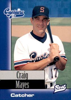 1997 Best Shreveport Captains #16 Craig Mayes Front