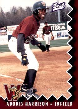 1997 Best Wisconsin Timber Rattlers #12 Adonis Harrison Front