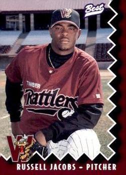 1997 Best Wisconsin Timber Rattlers #14 Russell Jacob Front