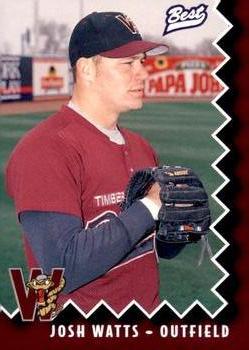 1997 Best Wisconsin Timber Rattlers #26 Josh Watts Front