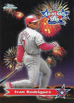 1997 Topps Chrome - All-Stars Refractors #AS1 Ivan Rodriguez Front