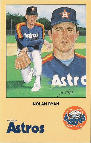 1990 Historic Limited Editions Nolan Ryan Postcards (Series 2) #8 Nolan Ryan Front
