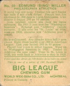1933 World Wide Gum (V353) #59 Edmund 