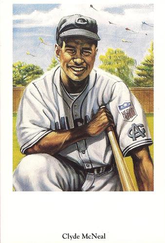 1991 Ron Lewis Negro Leagues Postcards #9 Clyde McNeal Front