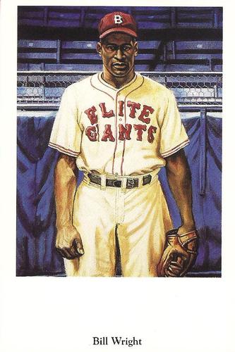1991 Ron Lewis Negro Leagues Postcards #10 Bill Wright Front