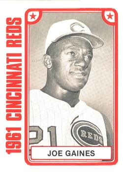 1980 TCMA 1961 Cincinnati Reds #019 Joe Gaines Front