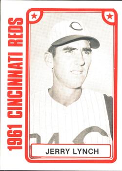 1980 TCMA 1961 Cincinnati Reds #035 Jerry Lynch Front