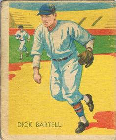 1934-36 National Chicle Diamond Stars (R327) #101 Dick Bartell Front